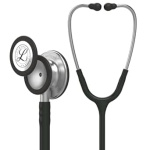 3M Littmann Classic III Stethoskop zur Überwachung, 5620, schwarzer Schlauch, 69 cm