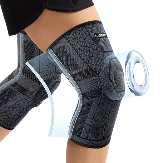 71UFODN+WhL._SX522_ CAMBIVO 2 Stück Kniebandage Männer – Bild 1