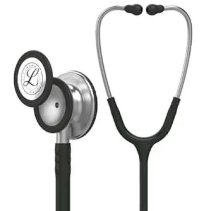 3M Littmann Classic III Stethoskop zur Überwachung, 5620, schwarzer Schlauch, 69 cm